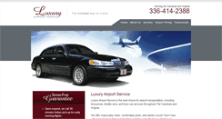 Desktop Screenshot of luxuryairportservice.com